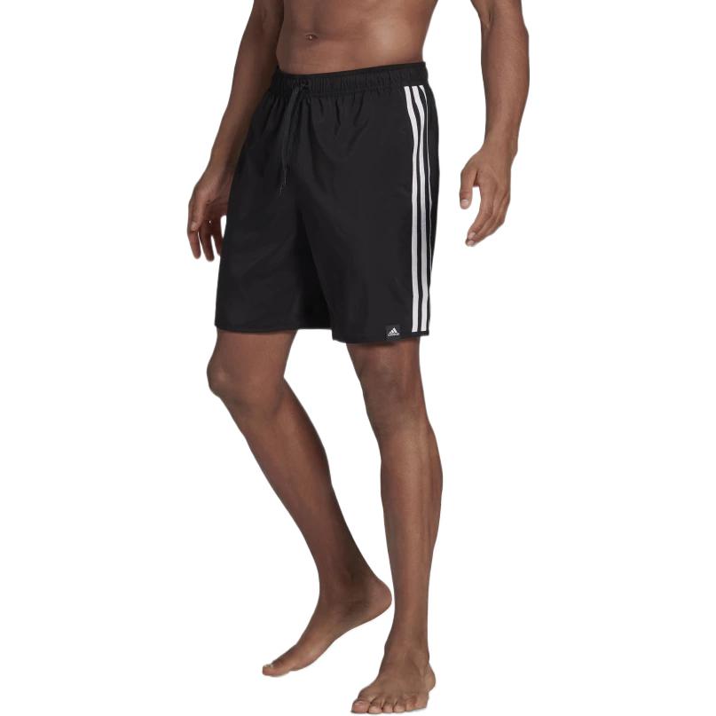 adidas Side Classic three stripes Lacing Sports Shorts Black GQ1103