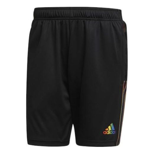 Image of adidas Tiro Sho Pride Soccer/Football Sports Shorts Black H37787
