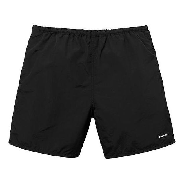 Image of Supreme SS18 Nylon Wassershorts Schwarze Freizeitshorts Unisex SUP-SS18-561