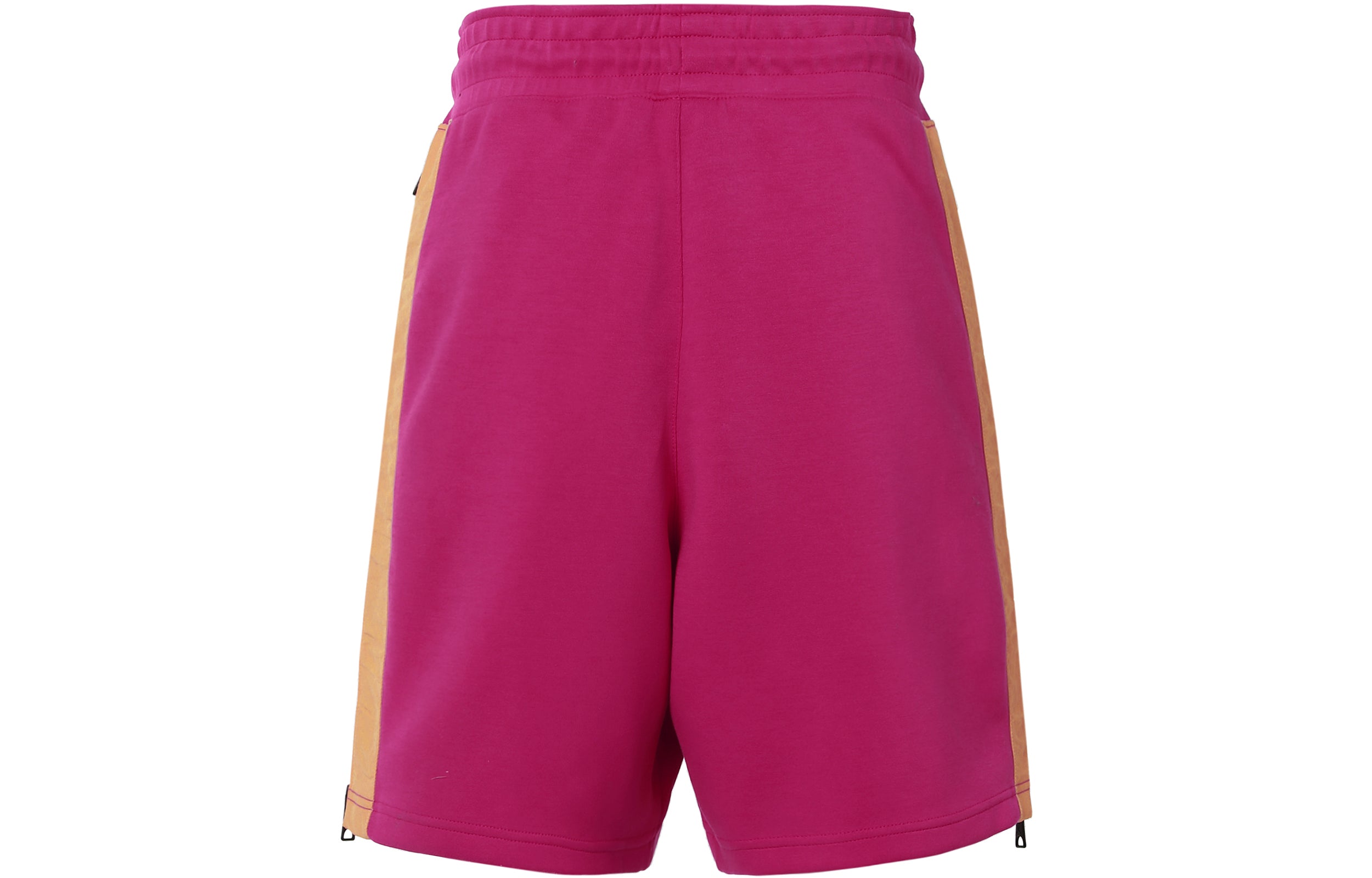 Image of Men's Air Jordan Side Zipper Logo Label Lacing Straight Shorts Pink CZ4823-615