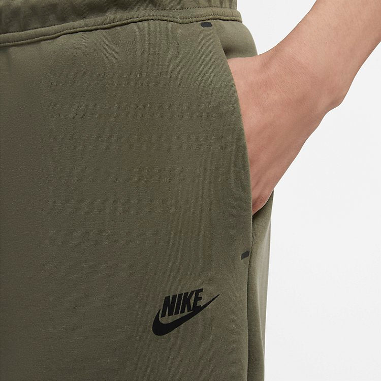 Image of Nike NSW Tech Fleece Shorts 'Olive Marsh' CU4503-380