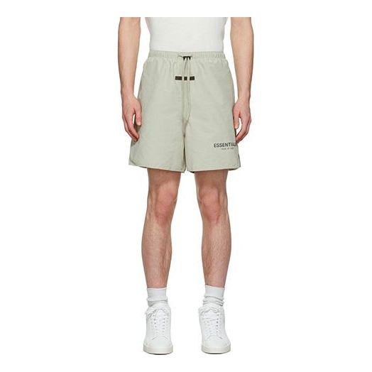 Image of Fear of God Essentials FW21 Volley Shorts Green FOG-FW21-123