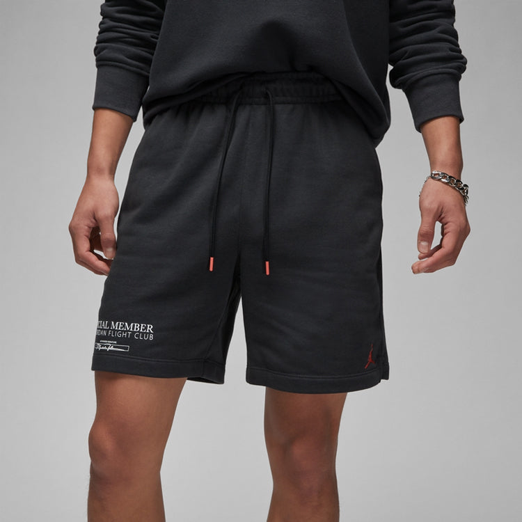 Image of Air Jordan Flight MVP Fleece Shorts 'Black' DX9717-045