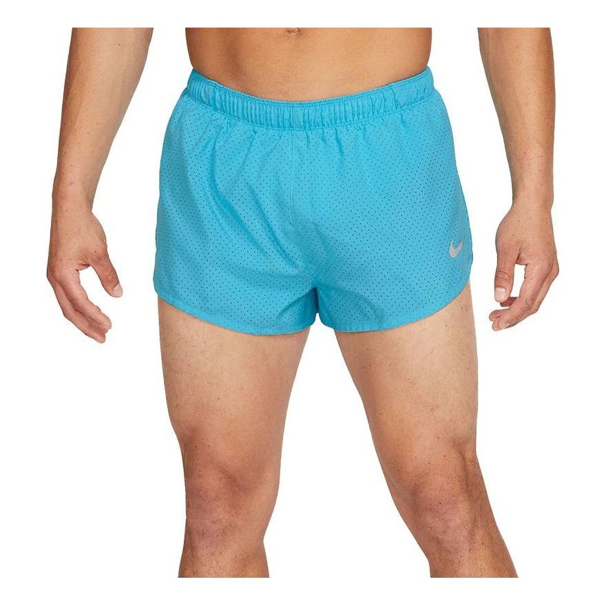 Image of Men's Nike Sports Gym Running Solid Color Training Shorts Blue CJ7846-447