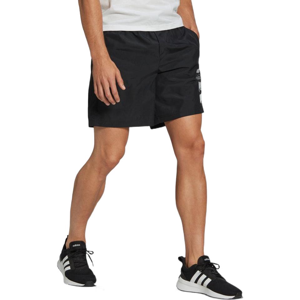 Image of Men's adidas Casual Sports Logo Woven Shorts Black HE1886