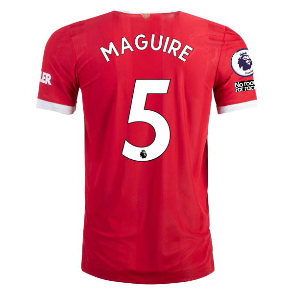 adidas Authentic Manchester United Harry Maguire Home Jersey w/ EPL + No Room Fo