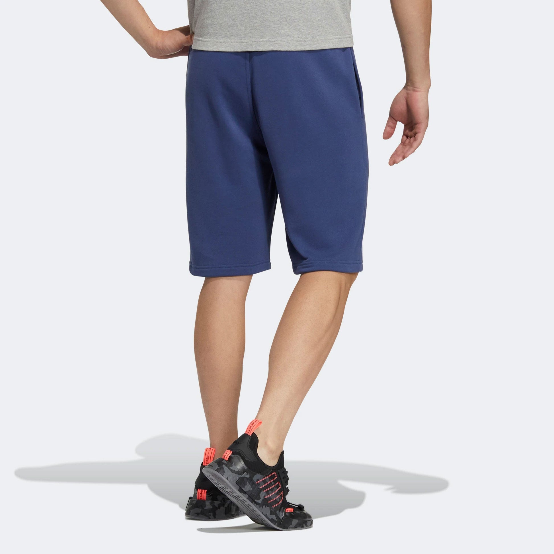 Men's adidas originals Solid Color Alphabet Printing Casual Sports Shorts Blue H