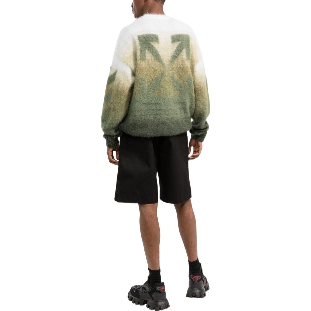 Image of Men's OFF-WHITE FW22 Solid Color Straight Casual Shorts Loose Fit Black OMCB049F
