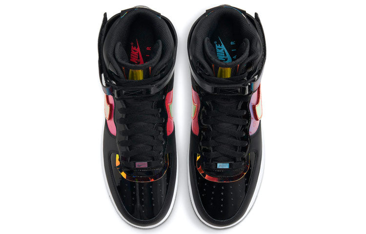 Image of Nike Air Force 1 High 07 LV8 'Black White Bright Crimson' DC0831-101