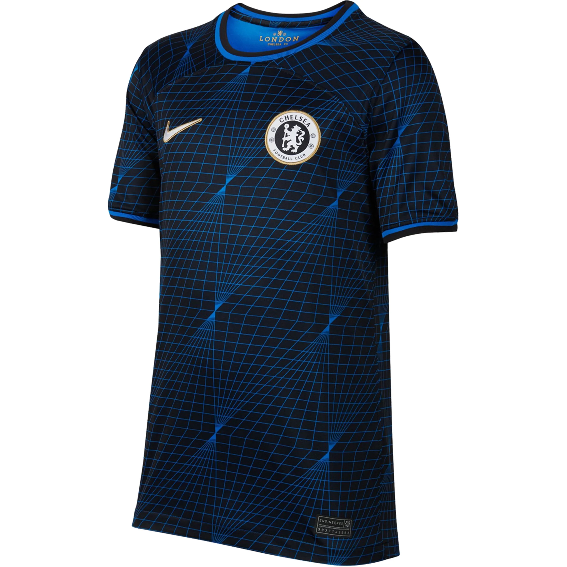 Nike Chelsea Auswärtstrikot 23/24 für Jugendliche (Soar/Club Gold)