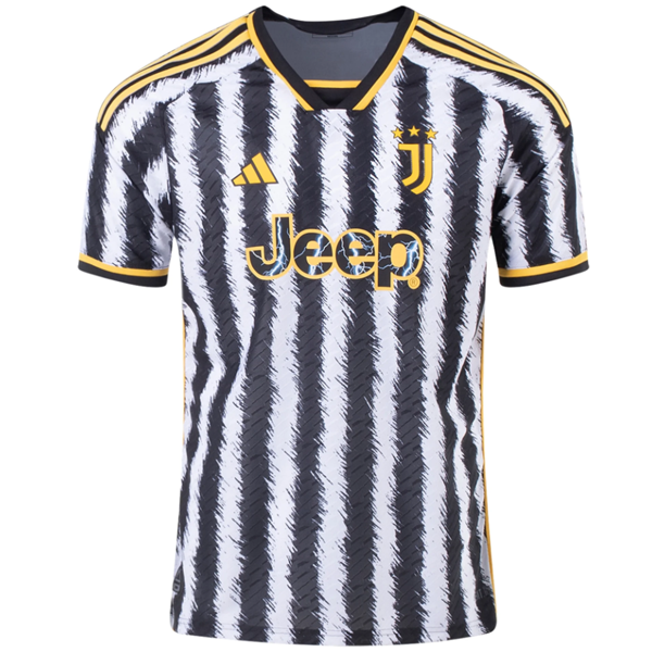 Image of adidas Juventus Authentic Home Jersey 23/24 (Black/White)