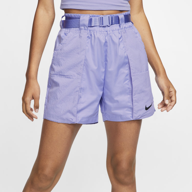 (WMNS) Nike AS W Nike Sportswear SWSH Short WVN LIGHT THISTLE CJ3808-569