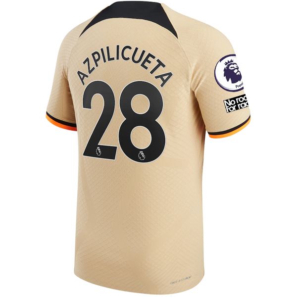 قميص تشيلسي الثالث الأصلي من Nike Match Cesar Azpilicueta مع الدوري الإنجليزي الممتاز + لا يوجد مكان لـ