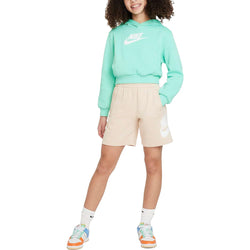 Image of (GS) Nike Sportswear Club Fleece French Terry Shorts 'Sand Drift' FD2997-126