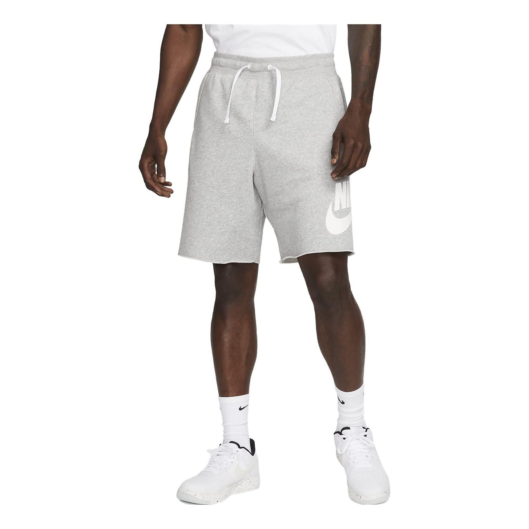 Image of Nike Club Alumni French Terry Shorts 'Light Grey' DX0502-063