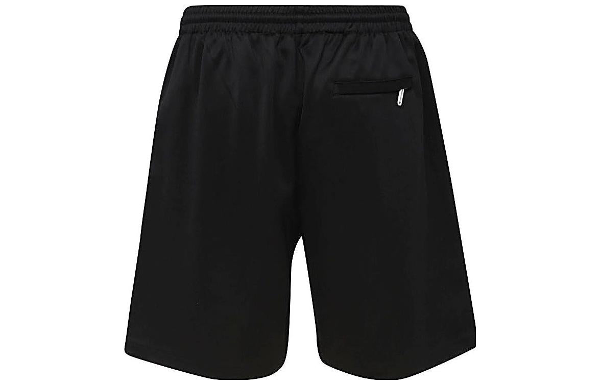 Men's OFF-WHITE SS22 Solid Color Logo Printing Elastic Waistband Straight Shorts
