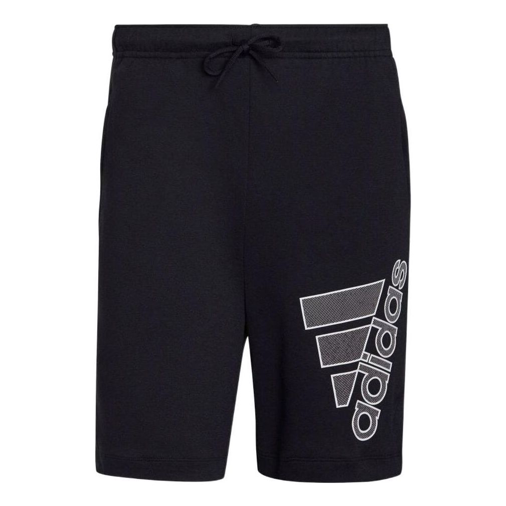 Men's adidas Alphabet Logo Printing Drawstring Lacing Straight Shorts Japanese V