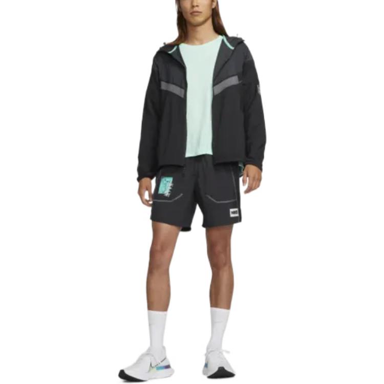 Image of Nike Dri-FIT Stride D.Y.E. 7' Running Shorts 'Black' DQ6560-010