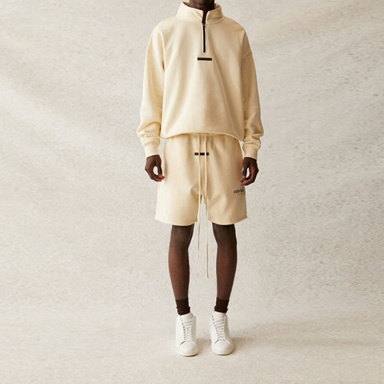 Image of Fear of God Essentials SS21 Sweatshort Buttercream FOG-SS21-566