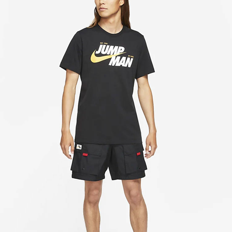 Image of Air Jordan Jmpmn Wvn Short Casual Sports Breathable Woven Shorts Black DA7240-01