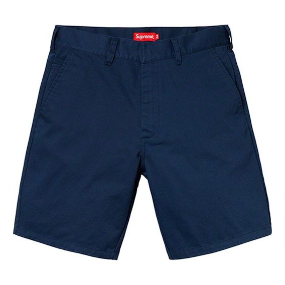 Image of Supreme SS19 Work Short Cargo Shorts Unisex Navy Blue SUP-SS19-10122