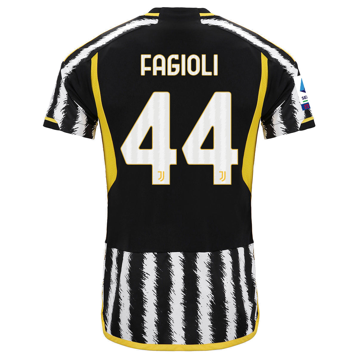 adidas Fagioli Juventus Home Jersey w/ Serie A Patch 23/24 (Black/White)