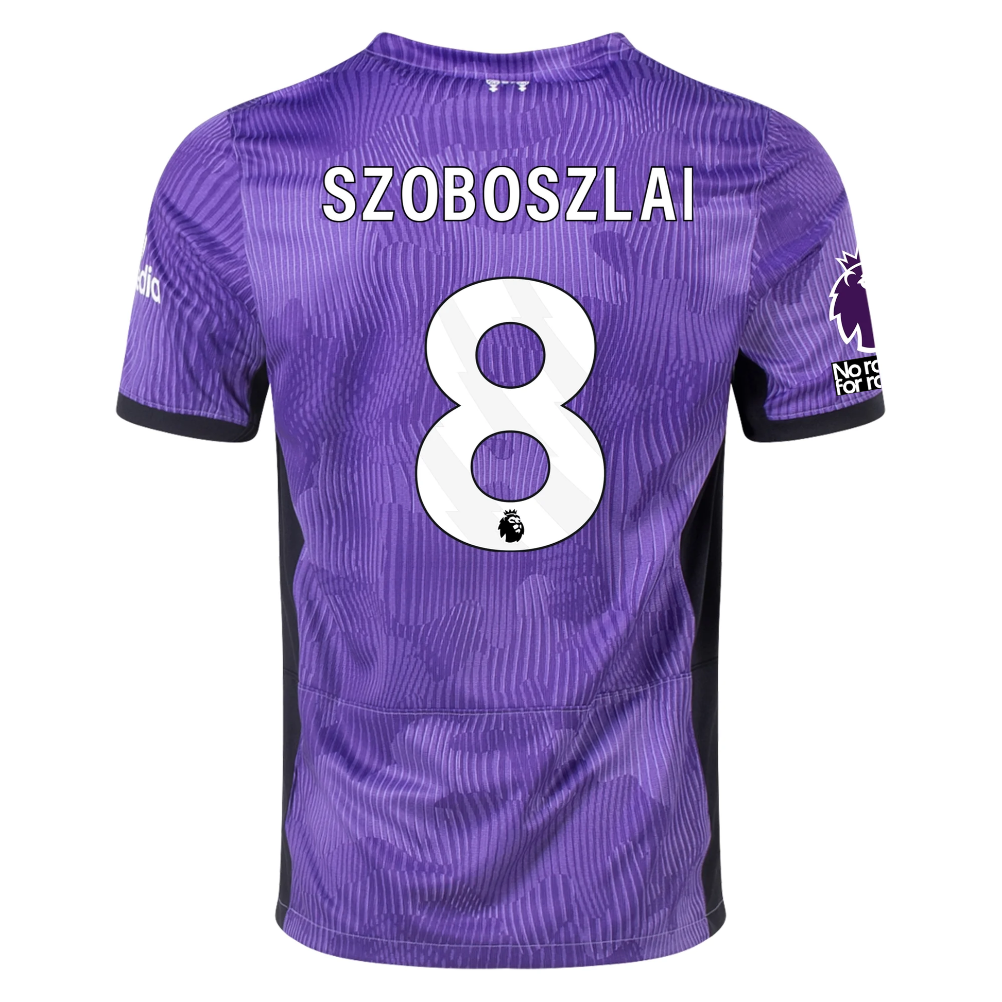 Nike Liverpool Dominik Szoboszlai Third Jersey w/ EPL + No Room For Racism Patch