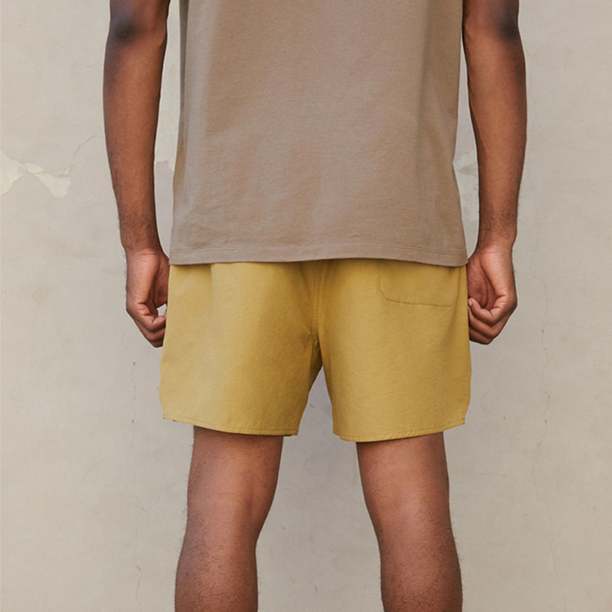 Image of Fear of God Essentials FW21 Volley Short Amber FOG-FW21-027