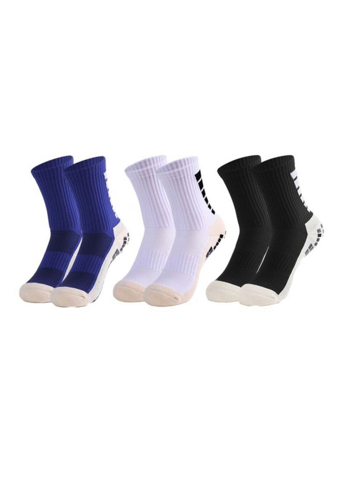 Image of Short Anti Slip Football Socks (3 Pairs)