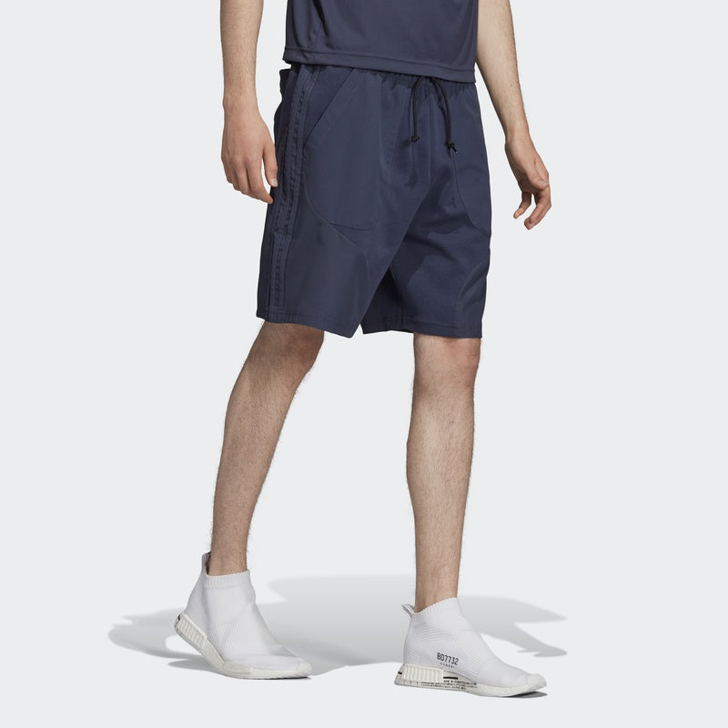 adidas originals Short Splicing Knit Sports Shorts Blue DV1996