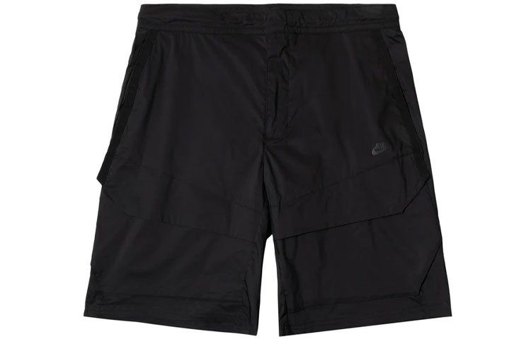 Image of Nike Sportswear Tech Pack Big Pocket Solid Color Casual Shorts Black DD6588-010