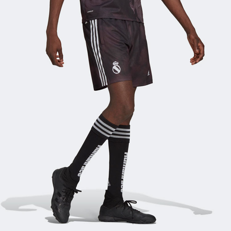 Image of adidas Logo Elastic Waistband Stripe Straight Shorts Colorblock GJ9097