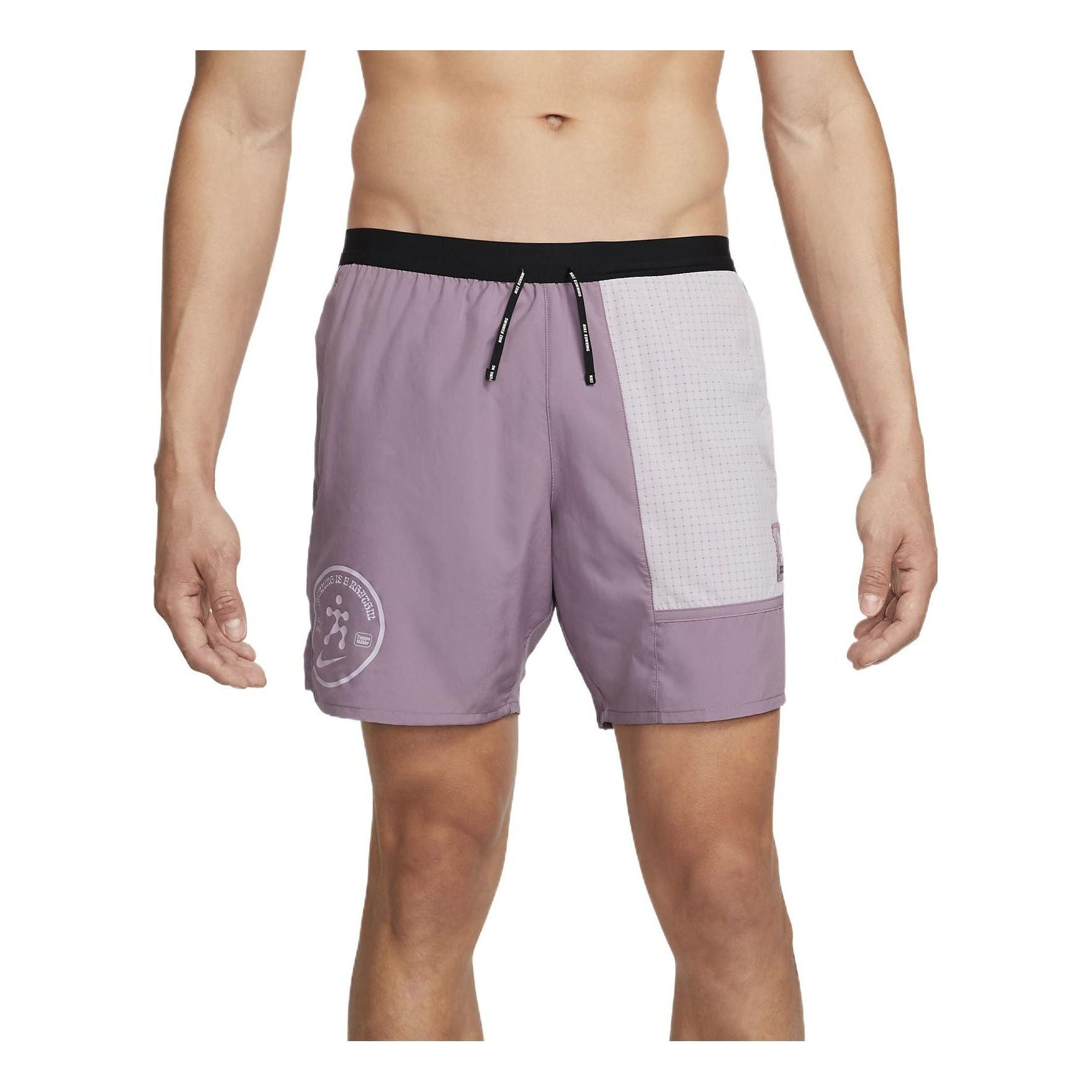 Image of Men's Nike Splicing Contrasting Colors Casual Purple Straight Shorts DM4663-565