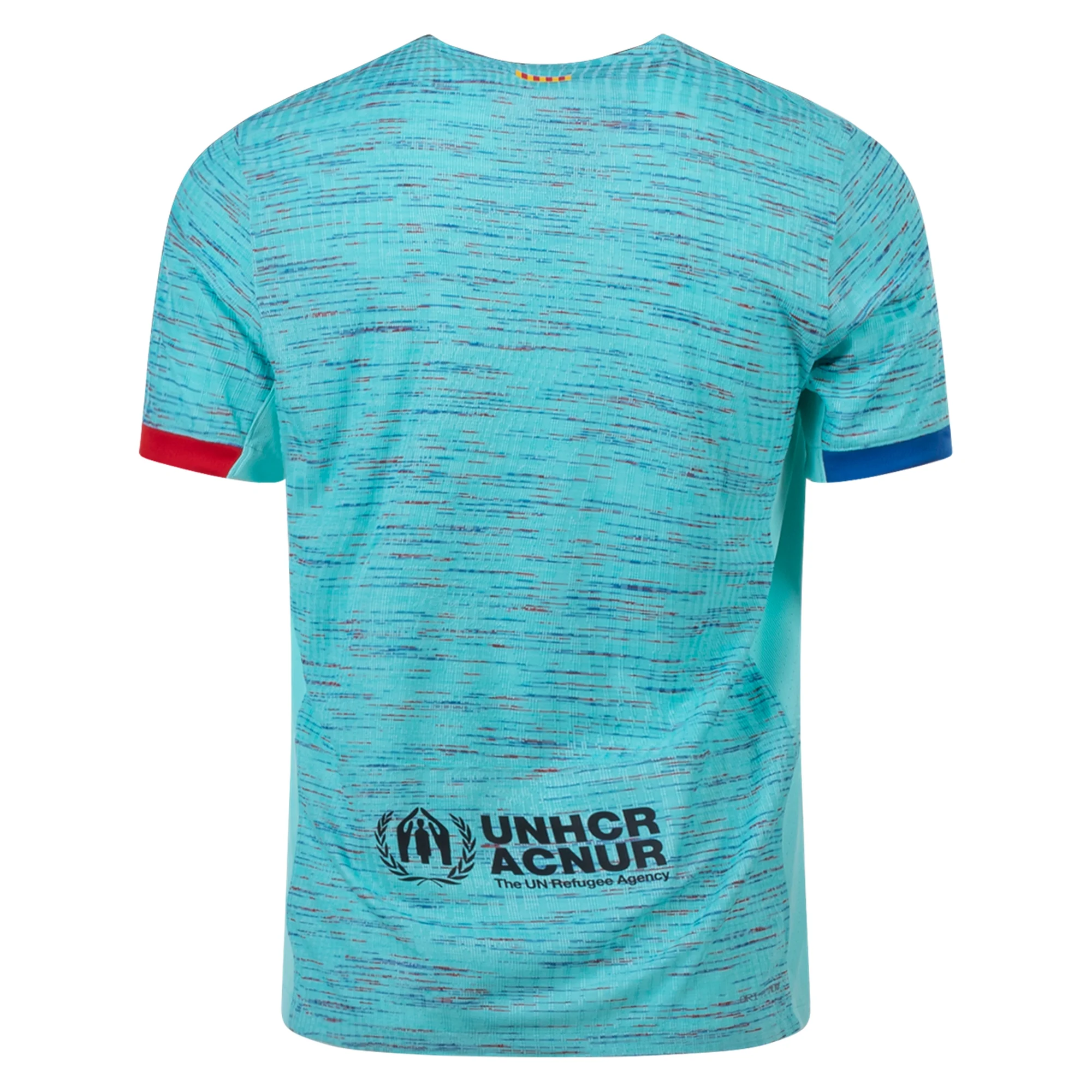 Image of Nike Barcelona Authentic Match Vaporknit Third Jersey 23/24 (Light Aqua/Royal Bl