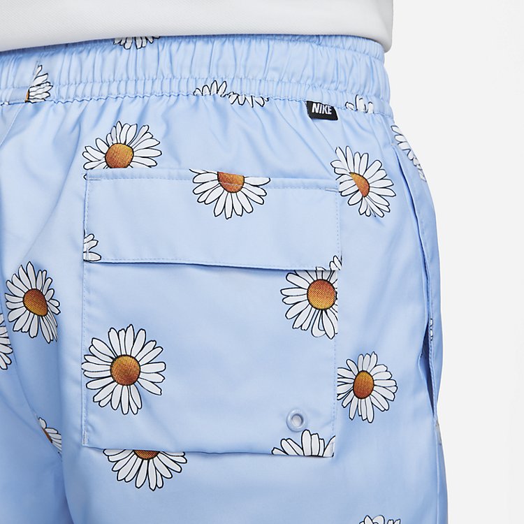 Nike Sportswear Sport Essentials+ Floral Shorts 'Light Marine White' DM6909-548