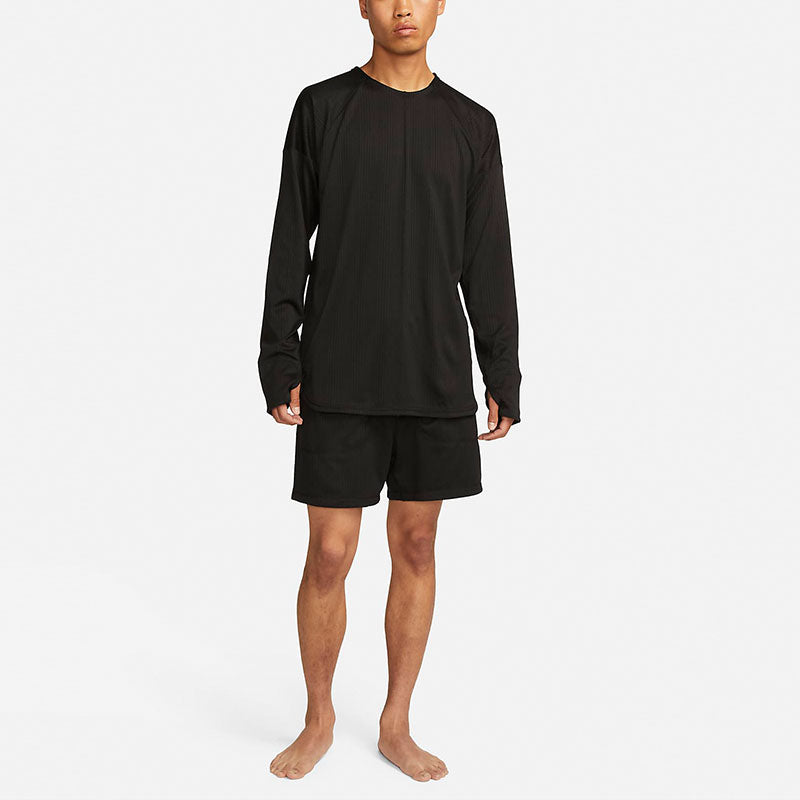 Image of NIKE YOGA Men's Dri-FIT Shorts 'Black' FB7787-010