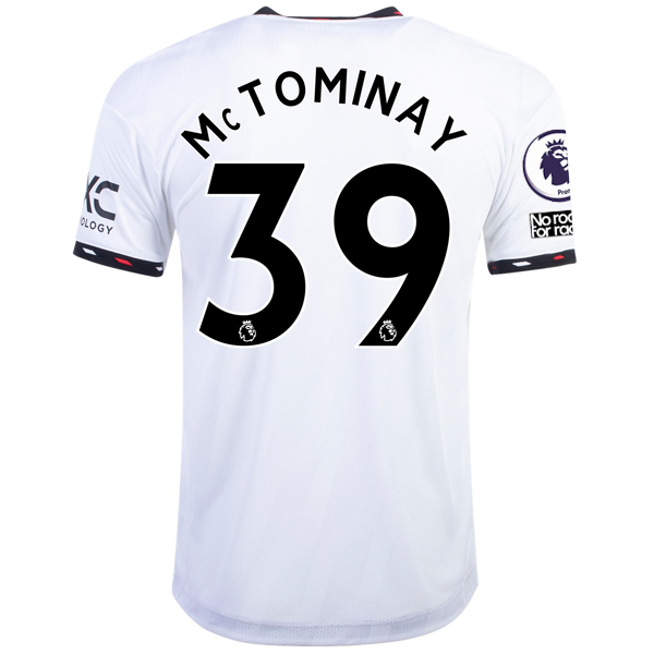 Image of adidas Manchester United Scott McTominay Authentic Away Jersey w/ EPL + No Room