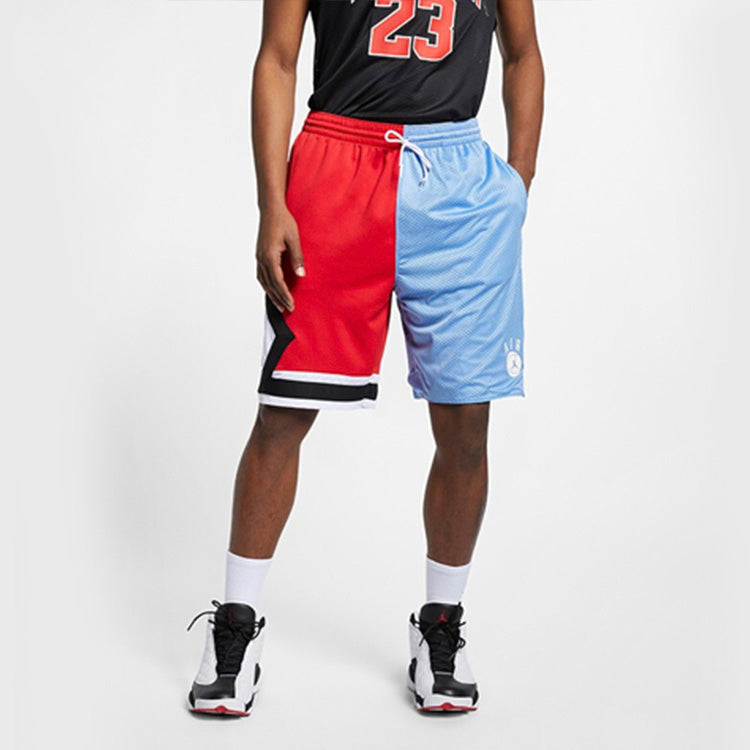 Image of Air Jordan DNA Distorted Basketball Shorts Red Blue AJ1113-448
