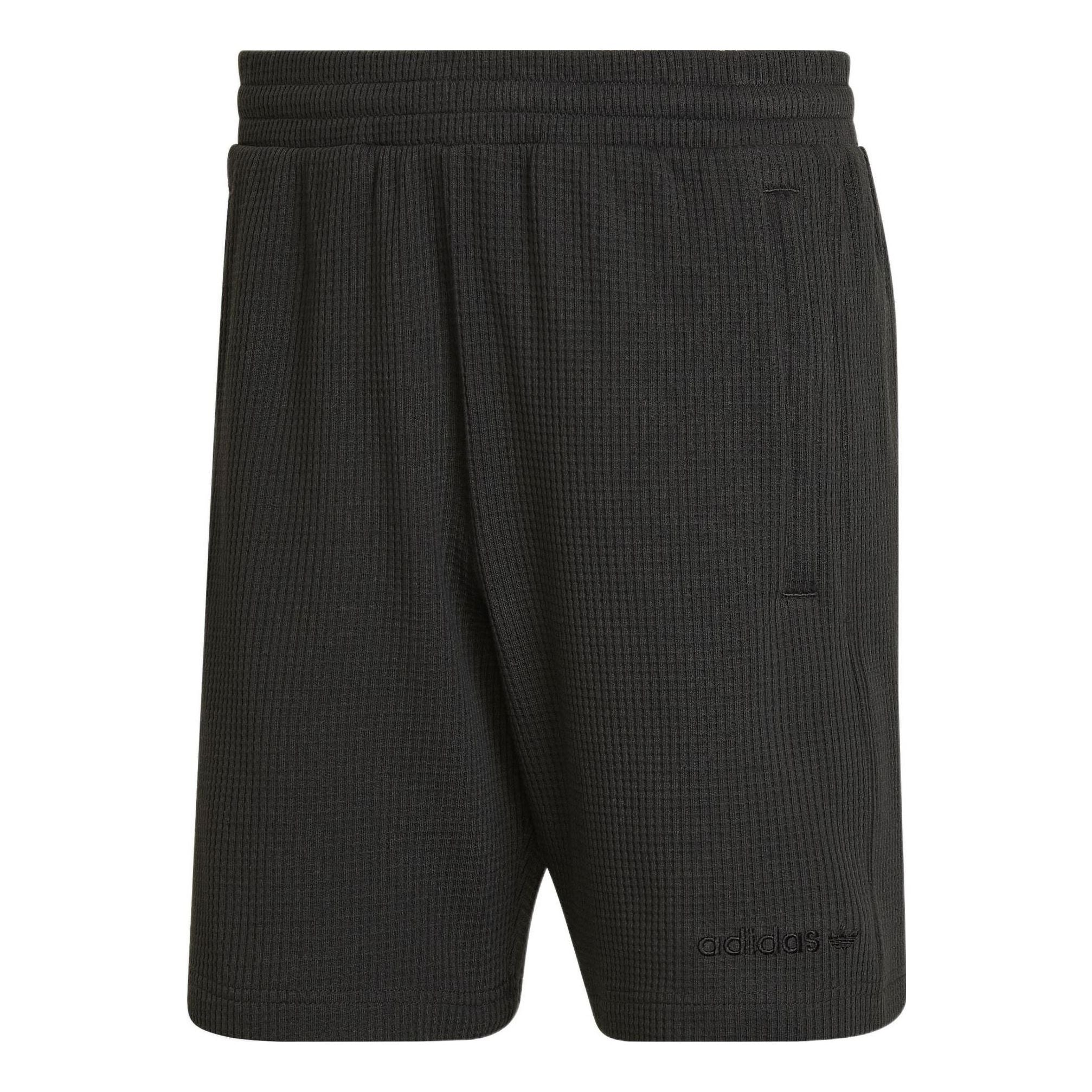 Image of adidas originals Waffle Short Casual Breathable Running Sports Shorts Black HP04
