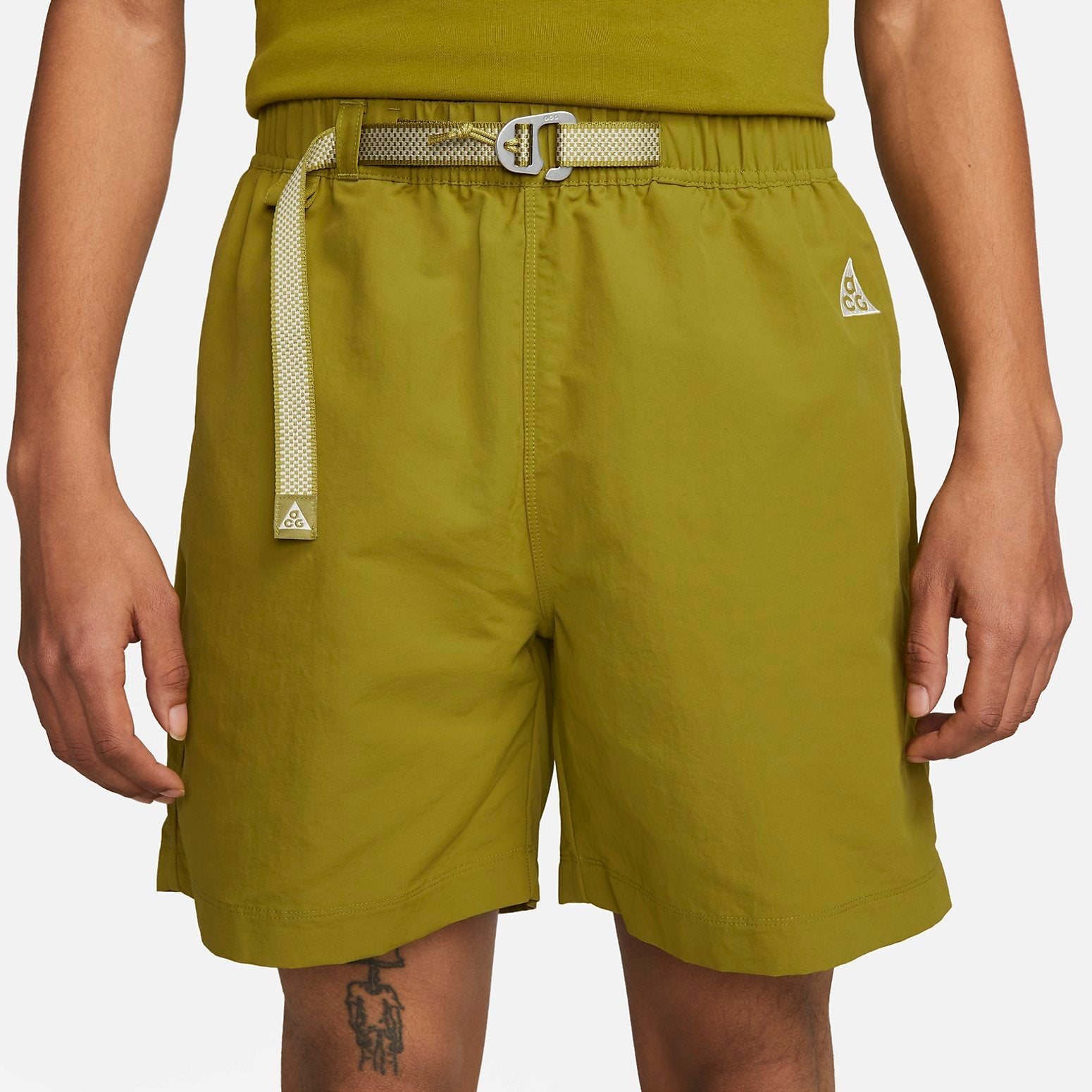 Image of Nike ACG Trail Short 'Moss Light Orewood Brown' CZ6704-390