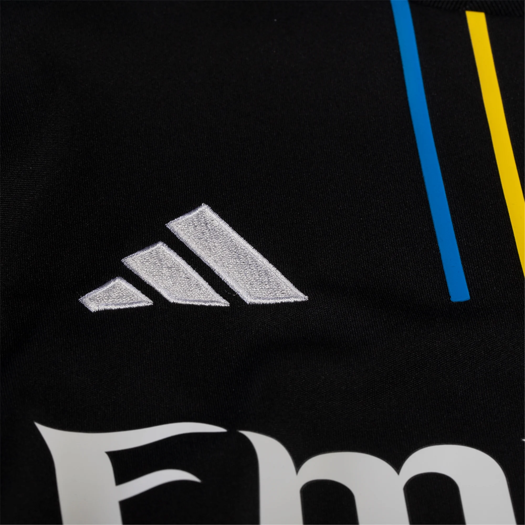 Image of adidas Benfica Away Jersey w/ Champions League Patches 23/24 (Black)