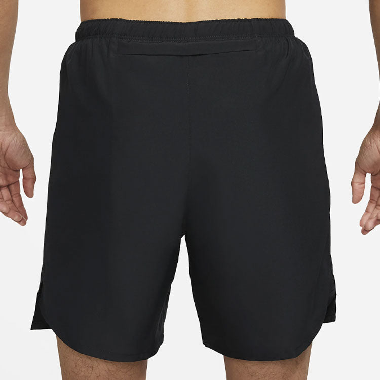 Image of Men's Nike Solid Color Logo Casual Running Sports Black Shorts CZ9061-010