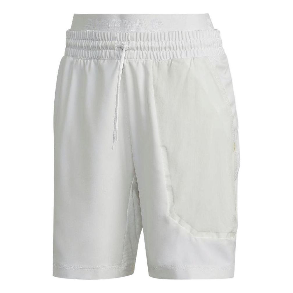 Men's adidas Solid Color 2 In 1 Athleisure Casual Sports Straight Tennis Shorts