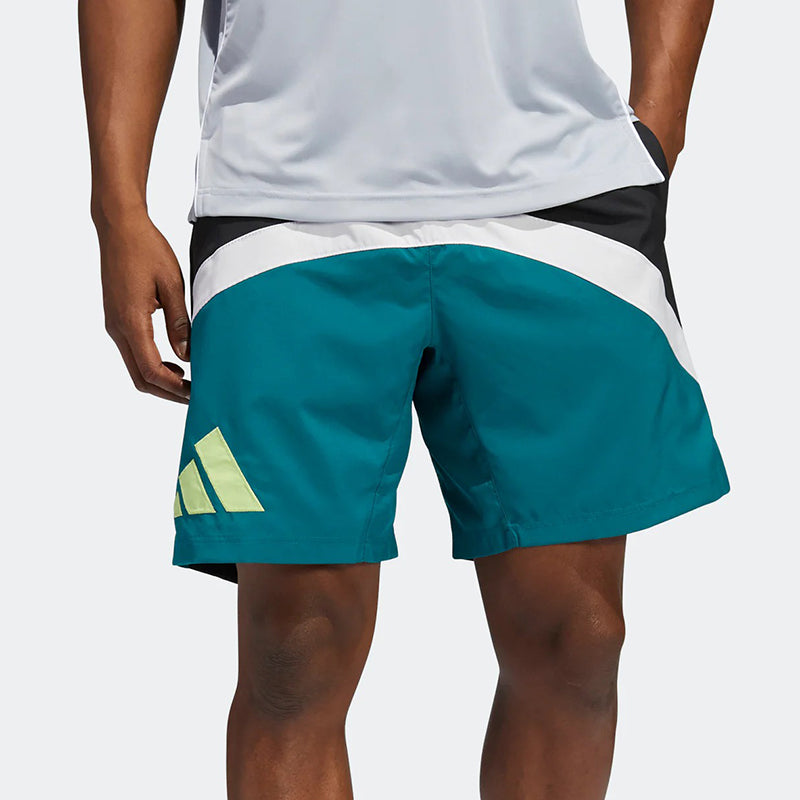 Men's adidas Galaxy Short Colorblock Athleisure Casual Sports Knit Shorts Malach