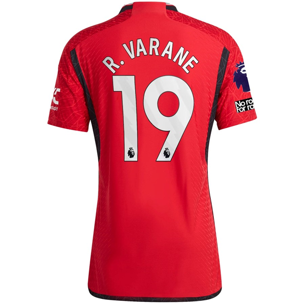 Image of adidas Manchester United Authentic Raphaël Varane Home Jersey 23/24 w/ EPL + No