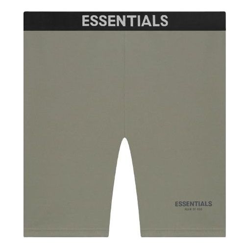 Image of Fear of God Essentials SS21 Athletic Biker Short Charcoal FOG-SS21-572