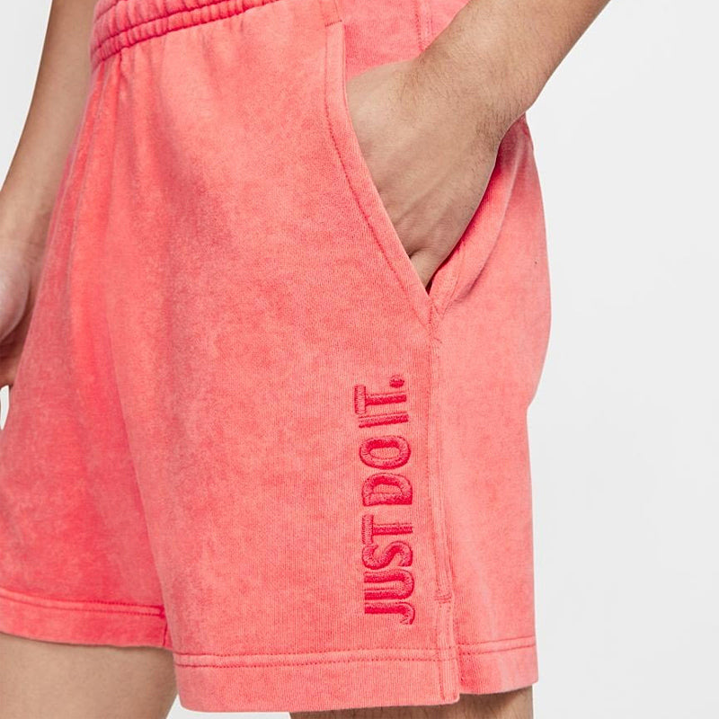 Image of Nike Sportswear Jdi Alphabet Logo Sports Shorts Red CJ4574-814