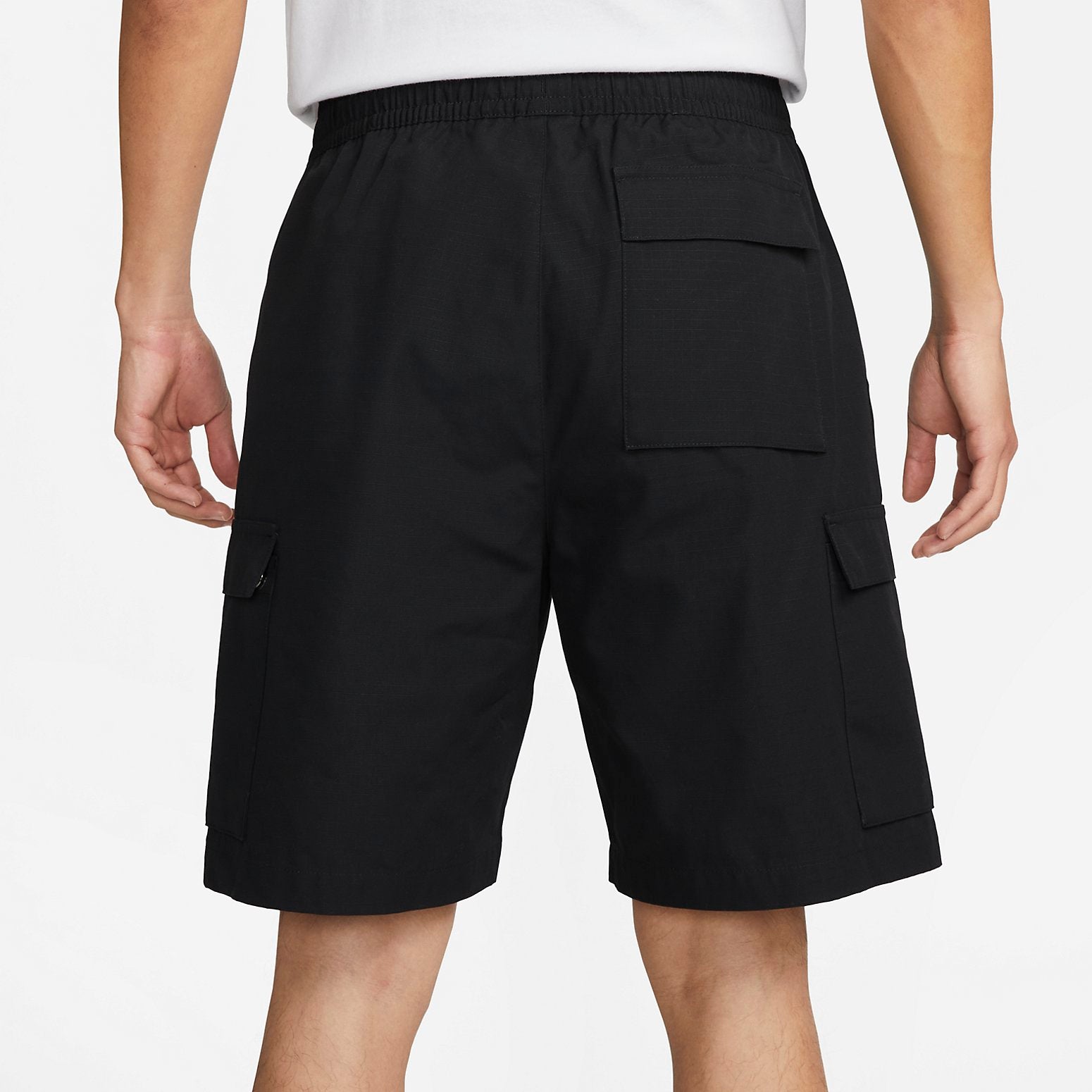 Image of Nike Club Woven Cargo Shorts 'Black' FB1247-010