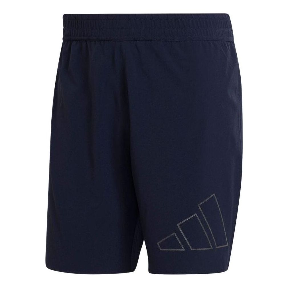 Image of adidas Solid Color  Shorts Men's Dark Blue HC0417