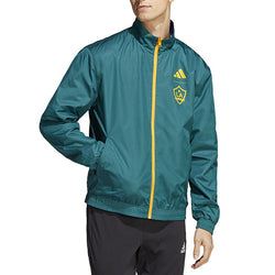 Image of adidas LA Galaxy Reversible Anthem Jacket (Navy/Green/Multi)